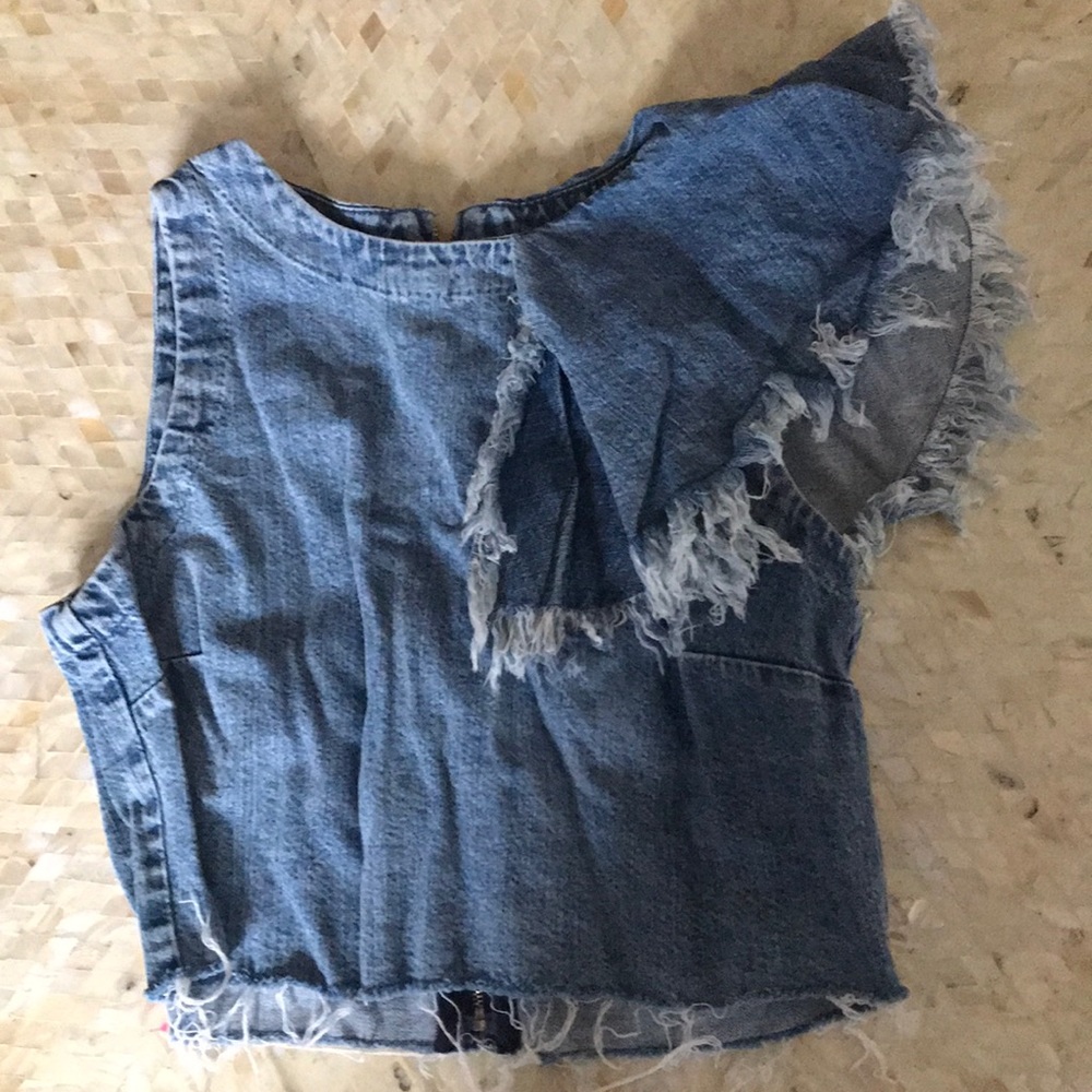 Crop top jeans